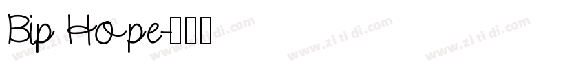 Bip Hope字体转换